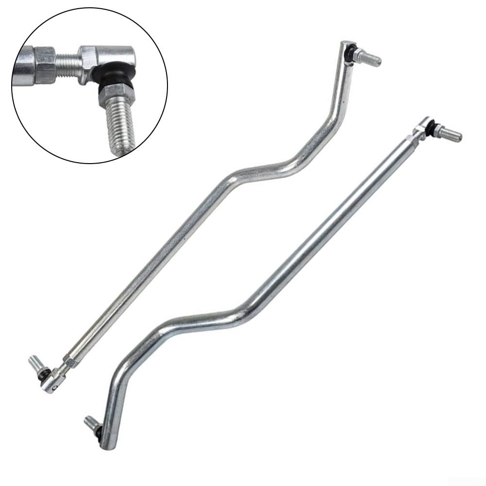 Coppia di anelli di trazione sterzo GY20491 GY20492, per tosaerba L100 / L105 / L107 / L108 / L110 / L111 / L118 / L120 / L130 / G110 in acciaio al cromo molibdeno sinistro e destro