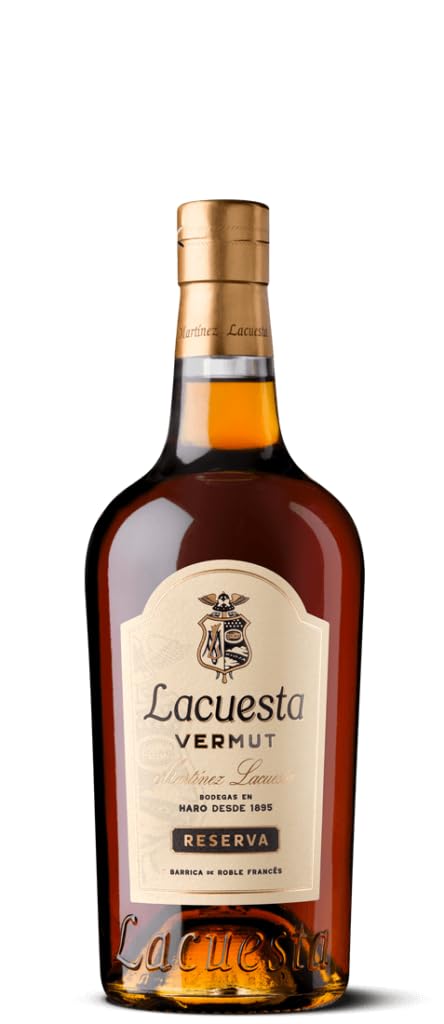 Vermut Martínez Lacuesta Reserva Roble Francés 75 cl Pack 6 Botellas | Vermut Reserva de La Rioja, envejecido 7 meses en barricas nuevas de roble francés, elegante, complejo y equilibrado.