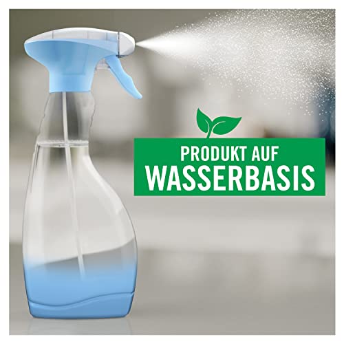 Febreze Textilerfrischer Spray (500 ml) Lenor Antibakteriell Morgentau, Textilspray entfernt 99,9% der Bakterien und Gerüche aus nicht maschinenwaschbaren Textilien und hinterlässt Frischeduft