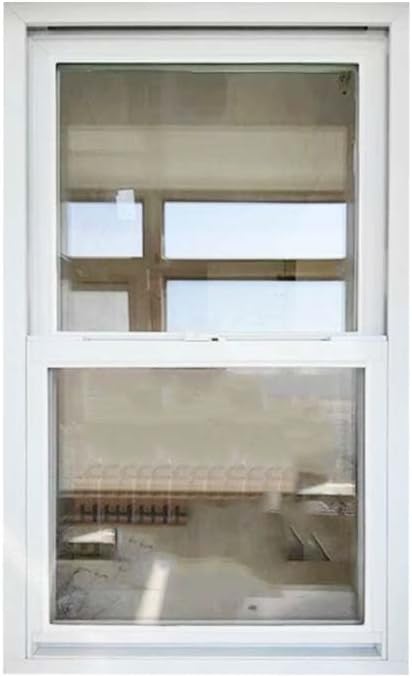 Shed Window, Venting Entry Door Replacement Glass Shutters, Vertical Slide Soundproof Sash Screen for Home Improvement Exterior Front Door(30x60CM)