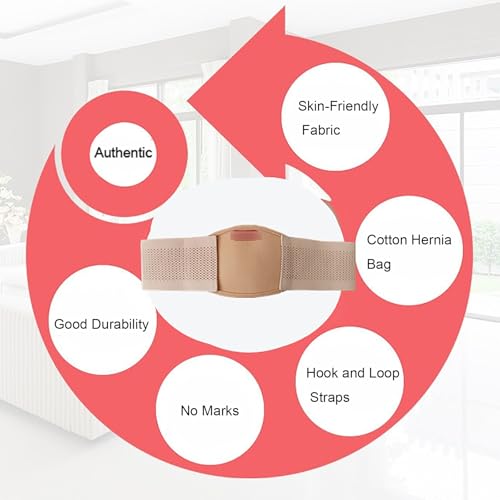 Ycyrf Fascia Ernia Ombelicale Uomo E Donna, Fascia Addominale Di Supporto Con 3 Cuscinetti Compressivi Per Ernia Ombelicale, Ventrale, Incisionale, Epigastrica, Pre E Post Operatoria(X-Large) - 2