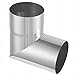 Produktbild Rohrwinkel 87° Titanzink in den Größen 60, 76, 80, 87 und 100 mm (120 mm)