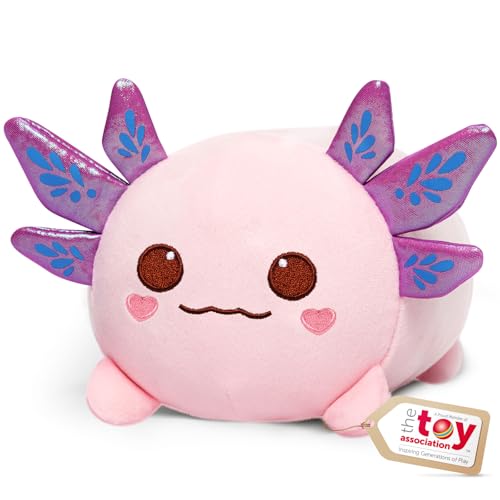 Mewaii Axolotl Plush, Cute Pink Axolotl Stuffed Animal, Soft Plushies Cuddle Pillow, Anime Plushie Doll, Cute Stuff Toys Gift for Girls, Boys and Males (8 Inch)