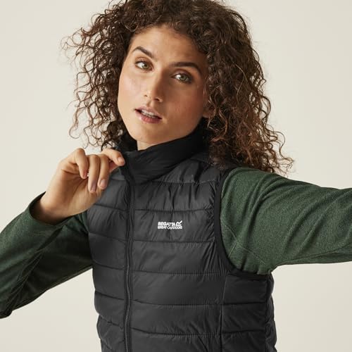 Regatta Damen Outdoorweste Steppweste Weste Hillpack II, Farbe:Schwarz, Artikel:-800 Black, Größe:42
