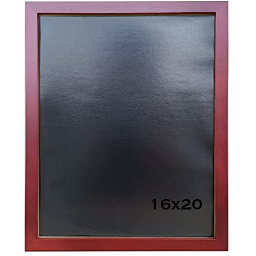 Zxt-Parts 16X20 Picture Frame Red. Solid Wood, 2 Acrylic Panels (Not Glass), 1 Piece Of Copper Paper (Red And White), Can Display Works Of Art, Photos, Etc. Wall Hanging.1 Pack. #TOP2