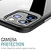 TOZO for iPhone 11 Pro Max Case 6.5 Inch (2019) Hybrid PC+TPU Soft Grip Matte Finish Clear Back Panel Cover for iPhone 11 Pro Max with Black