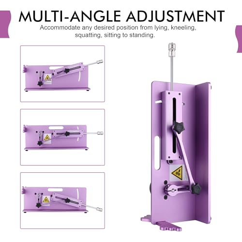 Image of Hismith Table Top 2.0 Max - Premium Sex Machine with APP /Remote /Wire 3 in 1 Control, Love Machine with KlicLok System (Purple)