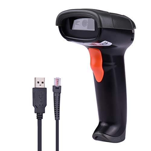 Handheld 1D2D / QR Barcode Scanner USB Wired Bar Code Reader Manual Trigger/Auto Contínuo Suporte de