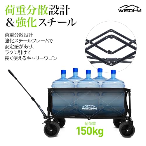 WISDHM WISDHM キャリーワゴン WG-GRN の商品画像 4