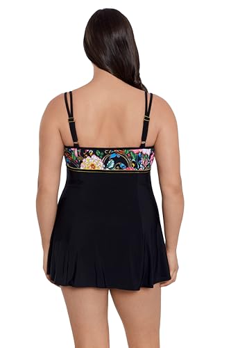 Women's Empire Princess Seam Swimdress W/Hardwear3