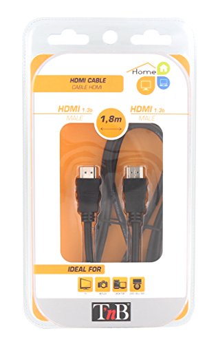 T'nB HDMI18 HD Ready HDMI Cable Male to Male 19 Pin 1.8m Black, 1,8 m - Image 4