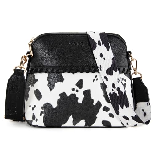 Image of Wrangler 3PCS Purses for Women Tote Bag Crossbody Handbag and Wallet Set with Guitar Strap