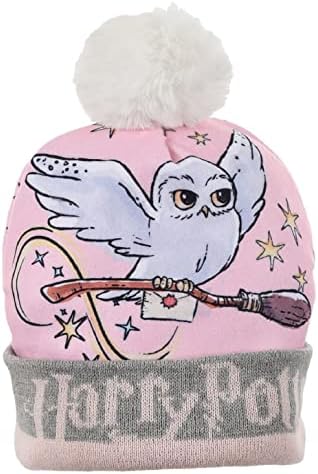 Harry Potter Hedwig Hat, Gloves and Tube Scarf Set