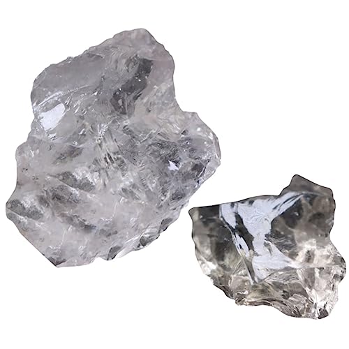 Mobestech Quartz Mineral Specimen Natural Ornaments Gemstones Crystals Emerald Gemstone Science Natural Aquamarine Ornaments to Decorate Energy Mineral Specimens Ores Decorations Transparent