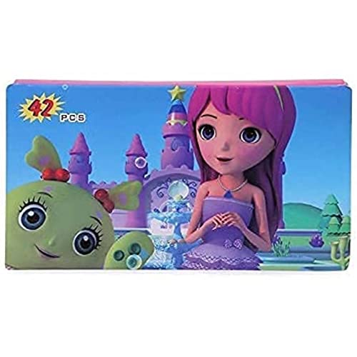 Image of Color Set 46 Pieces Art Craft Color Kit (Crayons, Water Color, Sketch Pens) for Kids (Multicolor) (Blue)