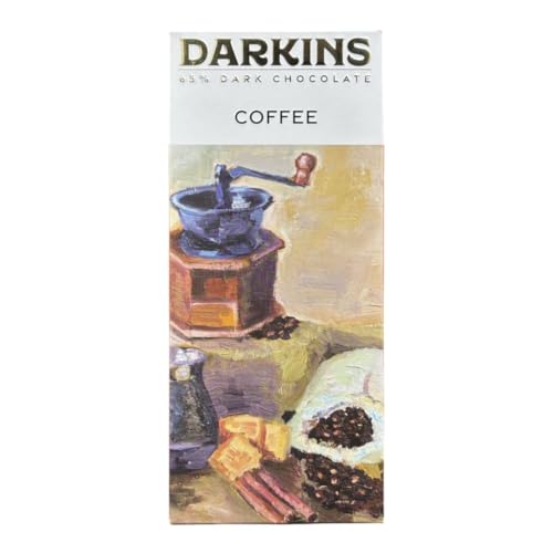 Image of Darkins | 65% Dark Chocolate With Coffee | Dark Chocolate Bar | Vegan | Natural | Gluten-free Chocolate | 50 Gm Each Pack Of 2