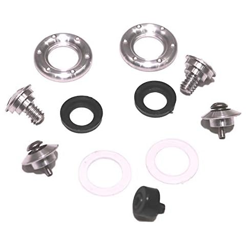 RaceQuip Black Hardware Pivot Kit For Shield Of PRO And VESTA Model Helmets 205991 Cover