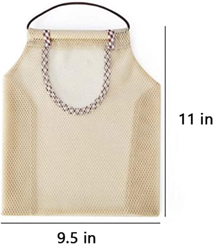 Hpynpes 2Pcs Reusable Mesh Bag, Portable Produce Bags, Washable Hanging Storage Bags, Organizer Shopping Handbag For Fruit, Garlics, Onions, Potatoes #TOP2