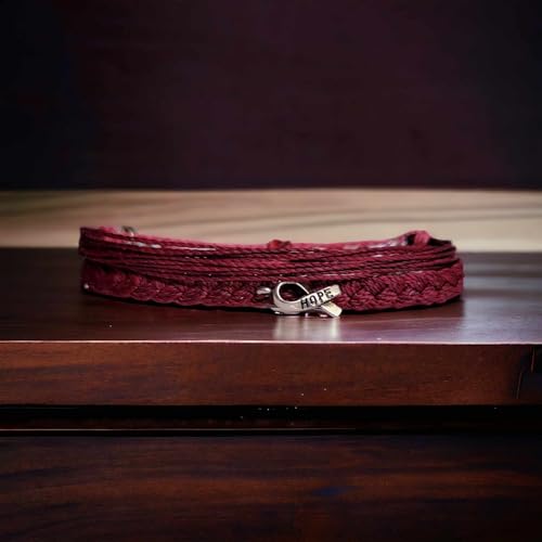 Multiple Myeloma Cancer Awareness Bracelets, In Support of Loved Ones Battling Cancer, Fund Raising, Friendship Bracelets, Gift for her, Gift for him, Fits All, fund raising for a cause.3