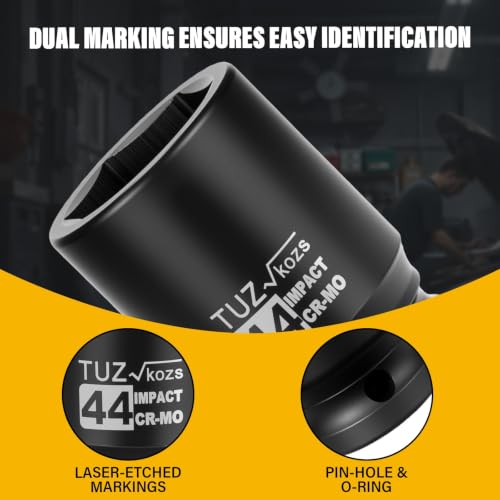 Image of 1 Inch Drive 44mm Deep Metric 6 Point CR-MO Impact Socket