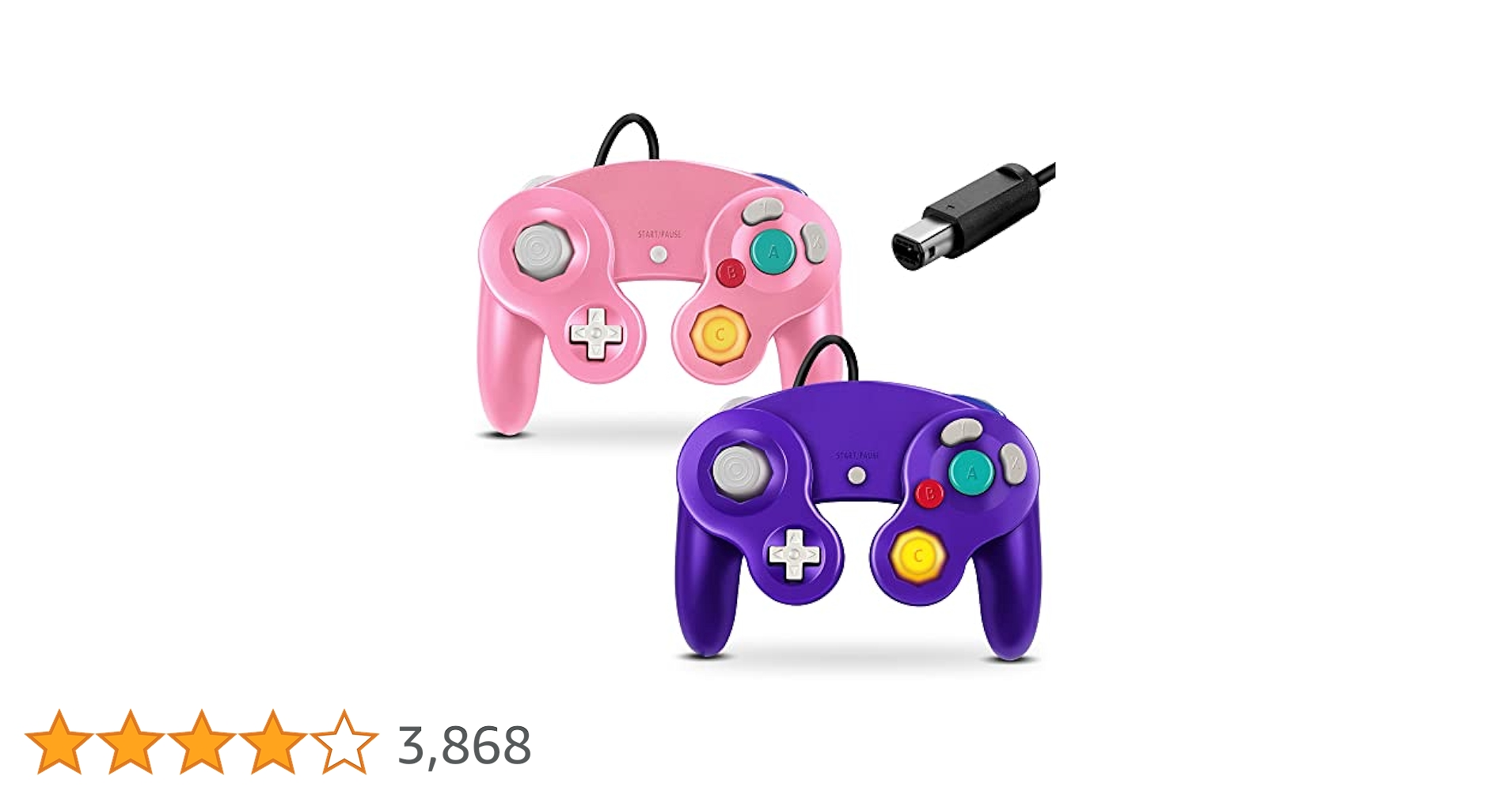 Amazon | FIOTOK ゲームキューブコントローラー クラシック有線