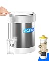 Waterdrop ED21W Rechargeable Non-Gravity Water Filter System, 5-Stage Stainless Steel Countertop Filtration, Reduce 70+ Contaminants, Lead, Chlorine and Cadmium, 22-Cup
