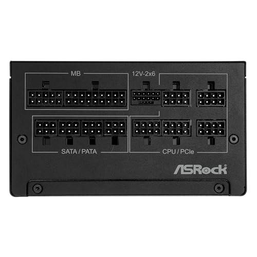 Image of ASRock Steel Legend SL-850G 850W 80 Plus Gold & Cybenetics Platinum Full Modular Power Supply ATX3.1 PCIe5.1 Ready with Dual Color 12V-2x6 Cable 10 Years Warranty 135 mm FDB Fan Japanese Capacitor