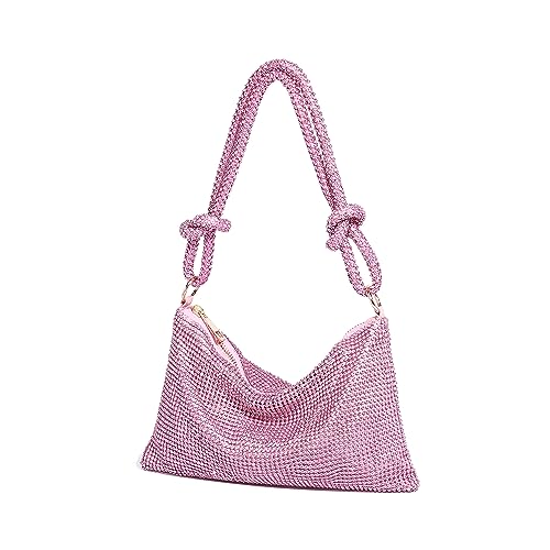 Image of YUWITA Sparkly Rhinestone Purse Evening Bag, Clutch Purses for Women Going Out Dressy Small Handbag