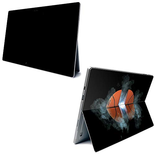 Image of MightySkins Carbon Fiber Skin for Microsoft Surface Pro 7 - Basketball Orb | Textured Carbon Fiber Finish | Easy to Apply, Remove, and Change Styles | Made in The USA