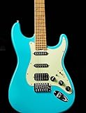 Censtar Electric Guitar,Coil Split H-S-S Pickups 6-string guitarra electrica,Roasted Mahogany Body and Maple Neck,Venus Solid Body Electric Guitars for Adults,for Professional/Full Size