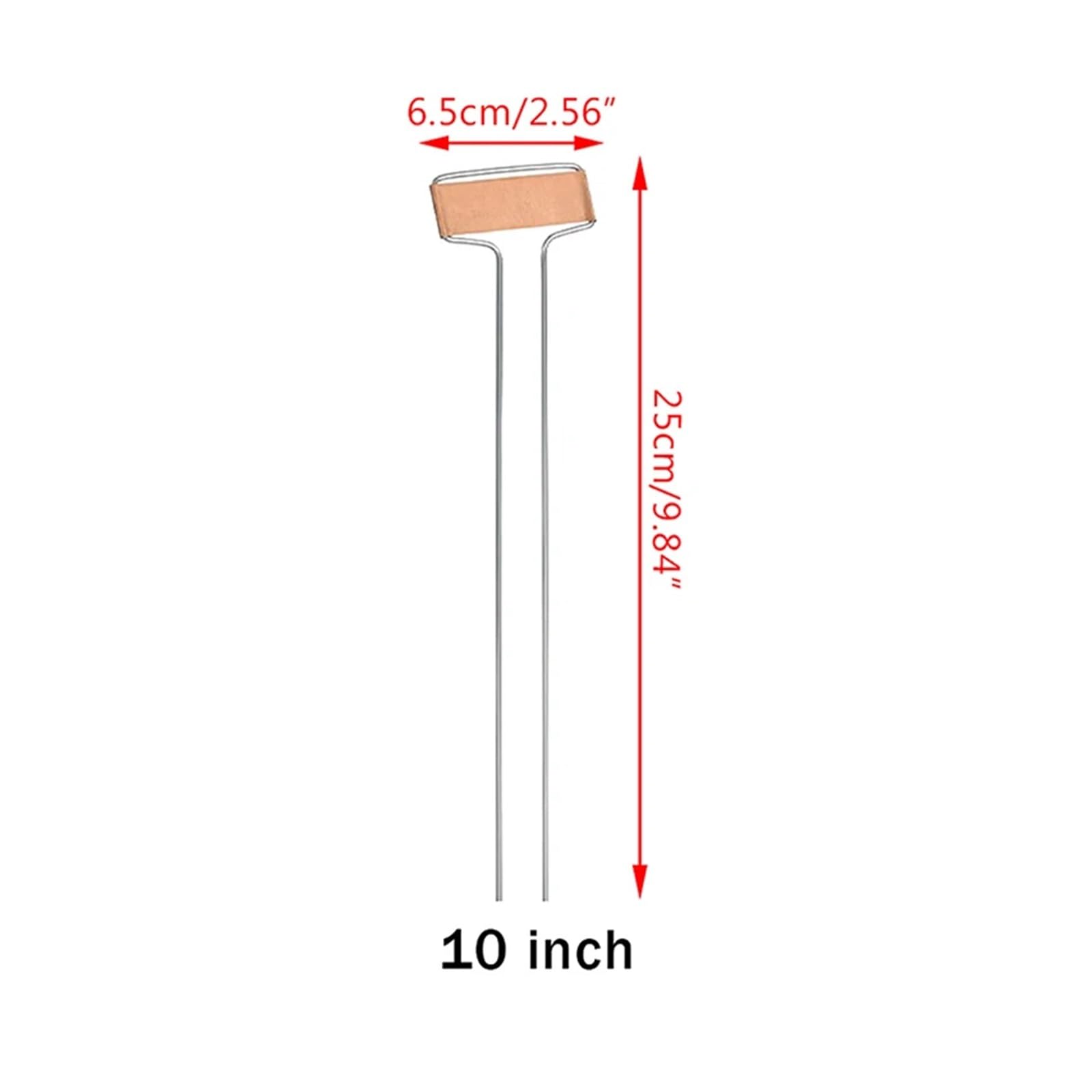 Etichette Per Piante 10/25/50 Pezzi Etichette For Piante In Metallo Con Piastra Di Rame(10inch,25pcs)
