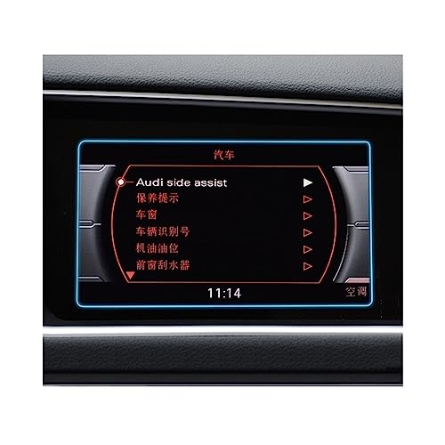 Verre trempé GPS pour Audi A4 B8 et A5 8T protection d'écran auto 2008-2016