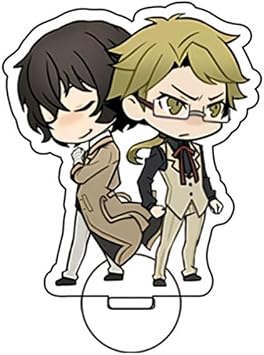 Dazai stanfding Figure Anime Bungou Stray Dogs Figure Desktop Ornament 9PCS (01)