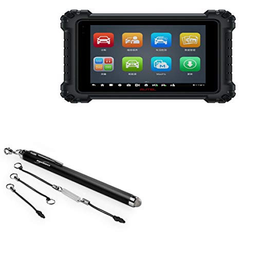 BoxWave Stylus Pen Compatible with Autel MaxiSys MS909 - EverTouch Capacitive Stylus, Fiber Tip Capacitive Stylus Pen - Jet Black