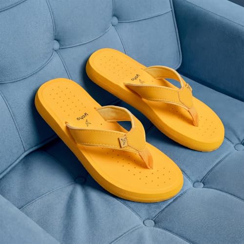 Image of YOHO ArchFlex orthopedic slippers for men | Arch support for pain relief | Soft, Anti-Skid, lightweight | comfortable padded straps flip flops for Everyday