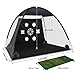 Lunarthos Golf Net 10 x 6.6 FT Practice Set with Tri-Turf Mat, Balls, Tees, and Carry Bag, All-in-One Multi-Target Training Aid for Outdoor & Indoor - Gifts for Men, Dad, Husband