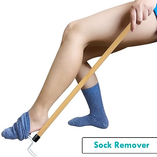 27\'\' Dressing Stick, Long Dressing Stick for Elderly, Disabled, Limited Mobility – Daily Living Dressing Aid Stick for Hip Replacement, Back, Shoulder Surgery - Dressing Aid for Pants, Shoes, Socks - Thumbnail 3