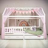✅ WIMPELKETTE: Perfekte Dekoration für jedes Kinderzimmer besteht unsere Wimpelkette aus 9 Stück Bio-Baumwolle Wimpeln die jeweils 16 x 21 cm groß sind