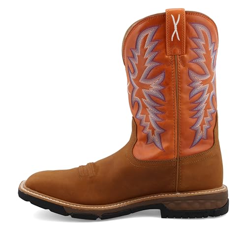 Image of Twisted X Men's 6 inch Work Oblique Toe Boot with CellSole comfort footbed