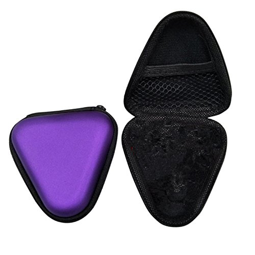 Dustproof Bag Box Case for Bitcoin Commemorative Coins Gift Toy,Tuscom Protective Storage Bag Carry Case Box (Purple)