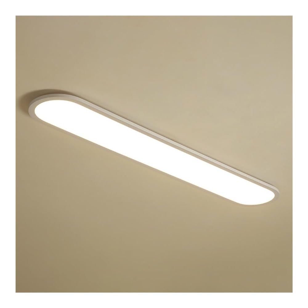 Plafonnier variable trois couleurs blanc mat LED 60cm
