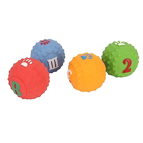 Juguete mordible interactivo de látex para perros 4 piezas