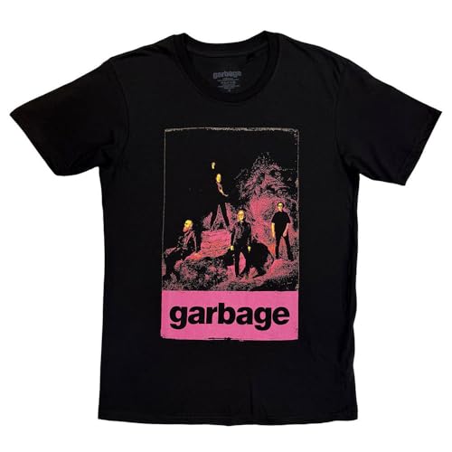 Garbage Neon Band Logo maillot au motif de néon imprimé haute définition en relief