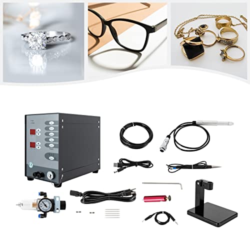 Jewelry Automatic Spot Welding Machine, 110V 60HZ Permanent Jewelry Welder kit, Jewelry Spot Welder for Repair Gold and Hardware Workpiece Welding, DIY Jewelry Repair Tool
