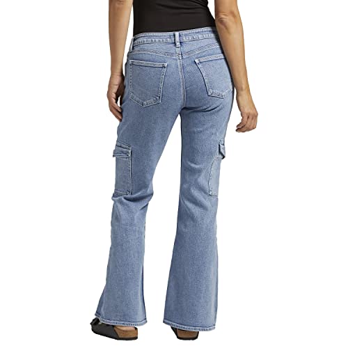Silver Jeans Co. Women's Low Rise Cargo Pocket Jeans3