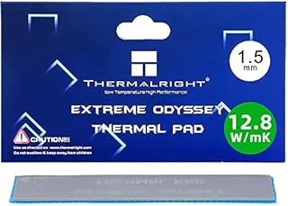 Thermalright Thermal Pad 12.8 W/mK, 120x20x1.5mm, SWECENT Non Conductive Heat Resistance High Temperature Resistance, Silicone Thermal Pads for Laptop Heatsink/GPU/CPU/SSD/LED Cooler (120* 20* 1.5mm)