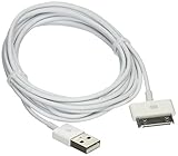 2 10-feet USB Sync and Charging Cable Compatible with Apple iPhone 4 4s Ipad 2 3 (White)