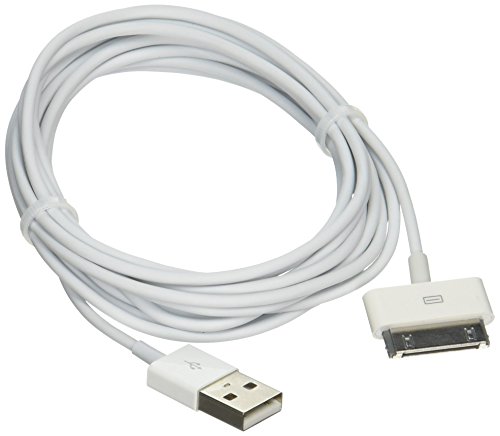 2 10-feet USB Sync and Charging Cable Compatible with Apple iPhone 4 4s Ipad 2 3 (White)