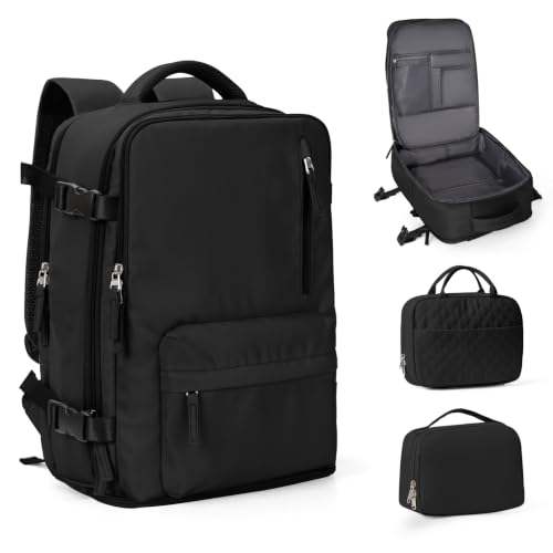 Image of coowoz Carry On Backpack Women Men Travel Backpack Airline Approved Laptop Backpack Sport Rucksack