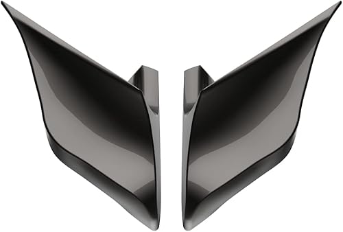 Miniatura 334 de Advanblack Barracuda - Cubiertas laterales estiradas plateadas (brillantes), paneles extendidos para Harley Touring Street Glide Road Glide Electra